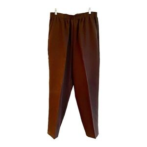 BRIGGS, WOMENS CASUAL, BROWN DRESS PANTS. LIKE NEW CONDITION. SIZE 16W